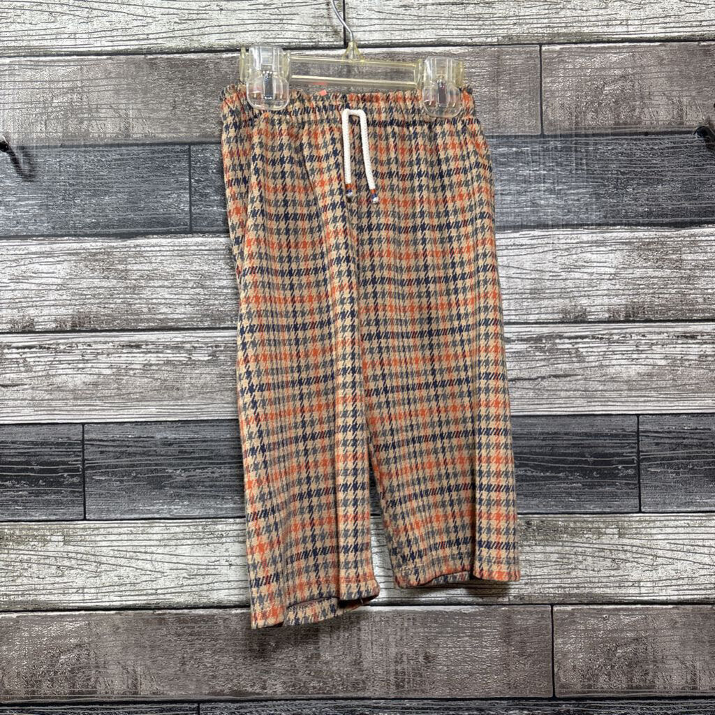 ZARA PULL ON PLAID PANTS 18-24 MO