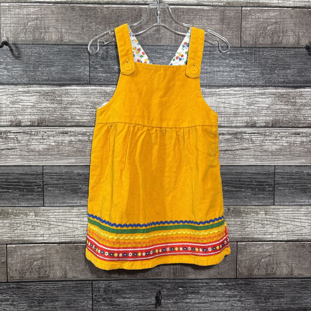 LITTLE BIRD CORDUROY RIC RAC OVERALL DRESS 18-24 MO