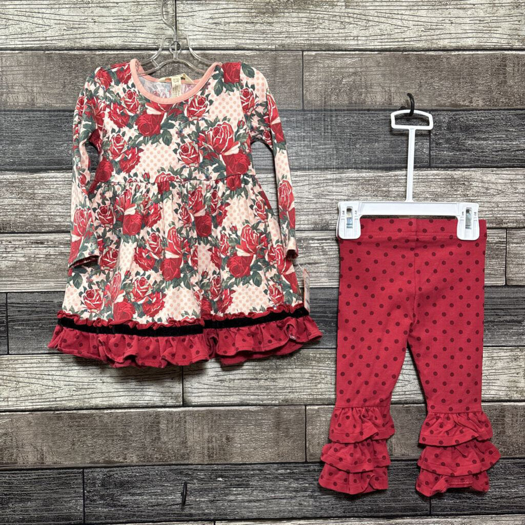 MATILDA JANE 2PC LS DRESS + LEGGINGS 12-18 MO