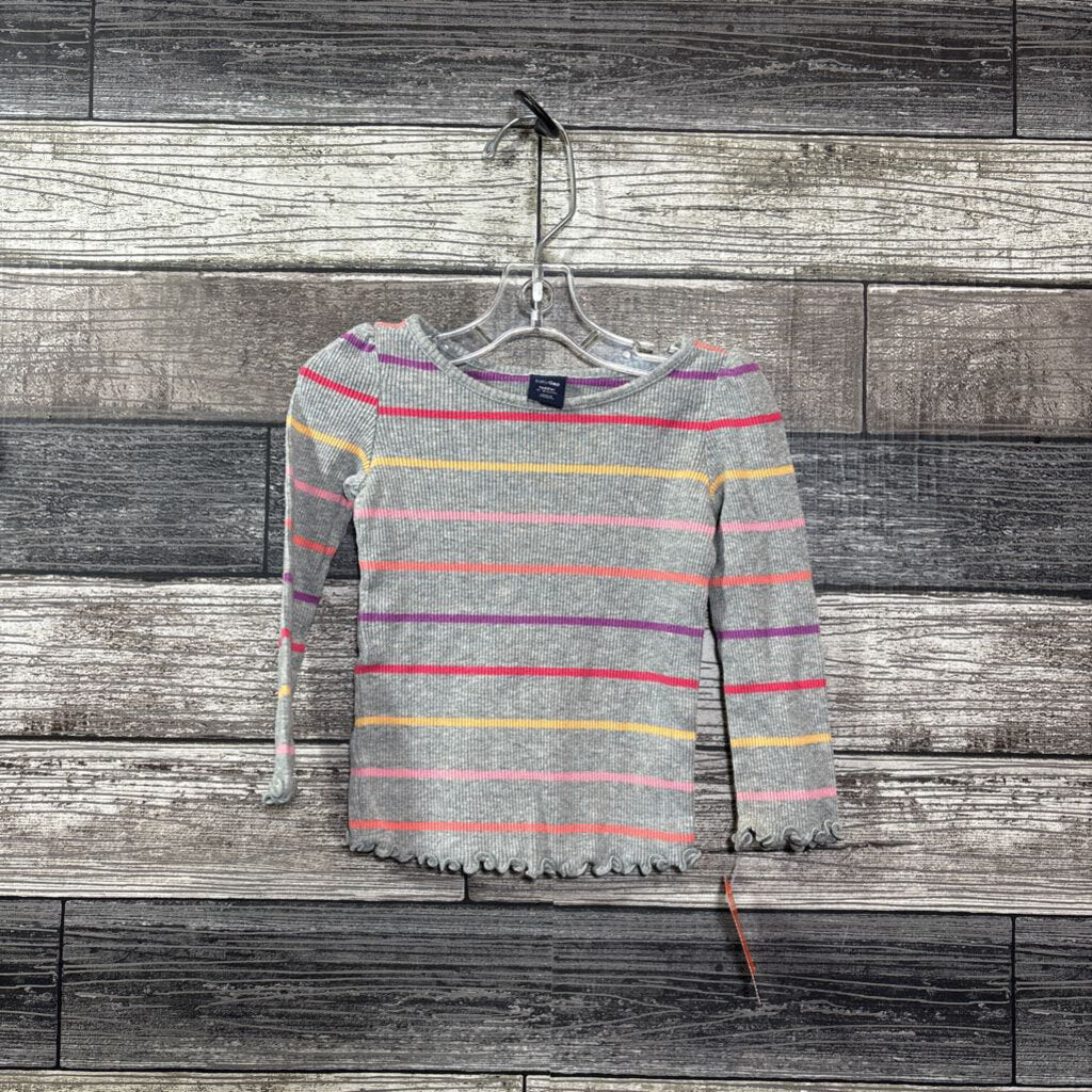GAP RIBBED LS T-SHIRT 12-18 MO