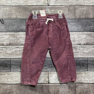 ZARA DRAWSTRING CORDUROY PANTS 18-24 MO