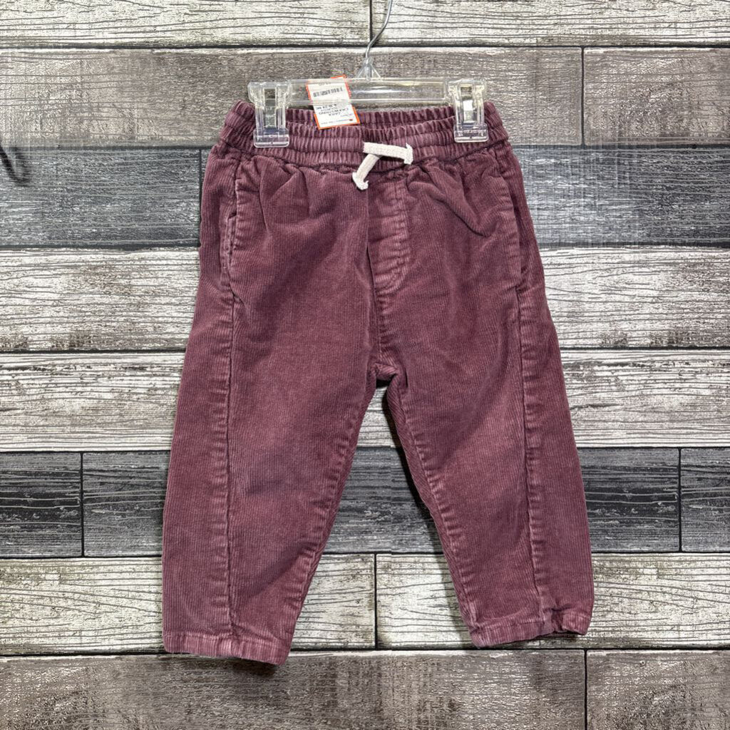 ZARA DRAWSTRING CORDUROY PANTS 18-24 MO