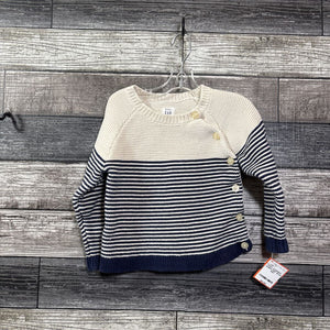 GAP STRIPED SWEATER 18-24 MO