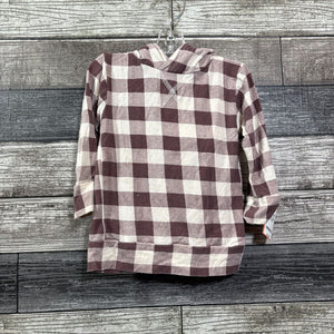 KATE QUINN BAMBOO LS HOODED SHIRT 12-18 MO