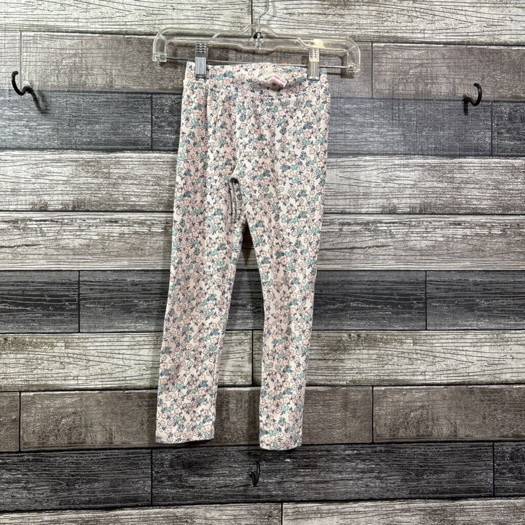 ZARA FLORAL RIBBED LEGGING 6