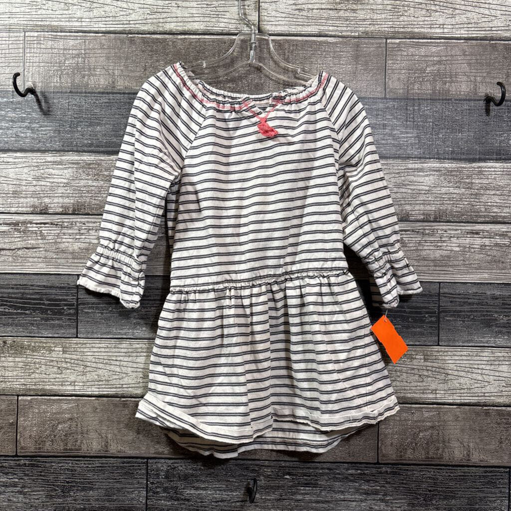 TEA LS STRIPED COTTON DRESS 4