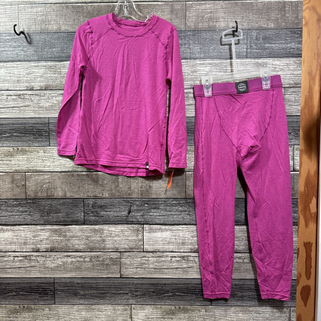 REI 2PC MERINO WOOL BASE LAYER SHIRT + PANTS 6/7