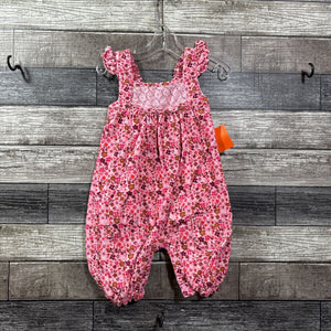 PUMPKIN PATCH CORDUROY FLORAL JUMPER 12-18 MO