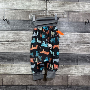 ANIMAL PRINT HAREM PANTS 18-24 MO
