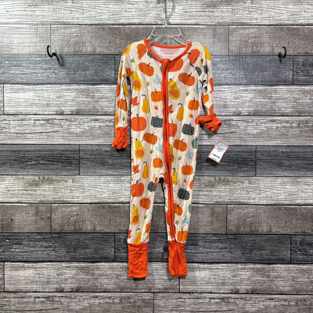 LITTLE SLEEPIES BAMBOO FOOTIE ZIPPY 6-12 MO