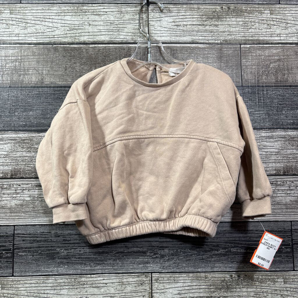ZARA BOXY SWEATSHIRT 9-12 MO