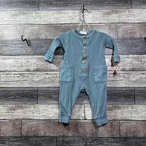 CITY MOUSE ORGANIC COTTON WAFFLE ROMPER 3-6 MO