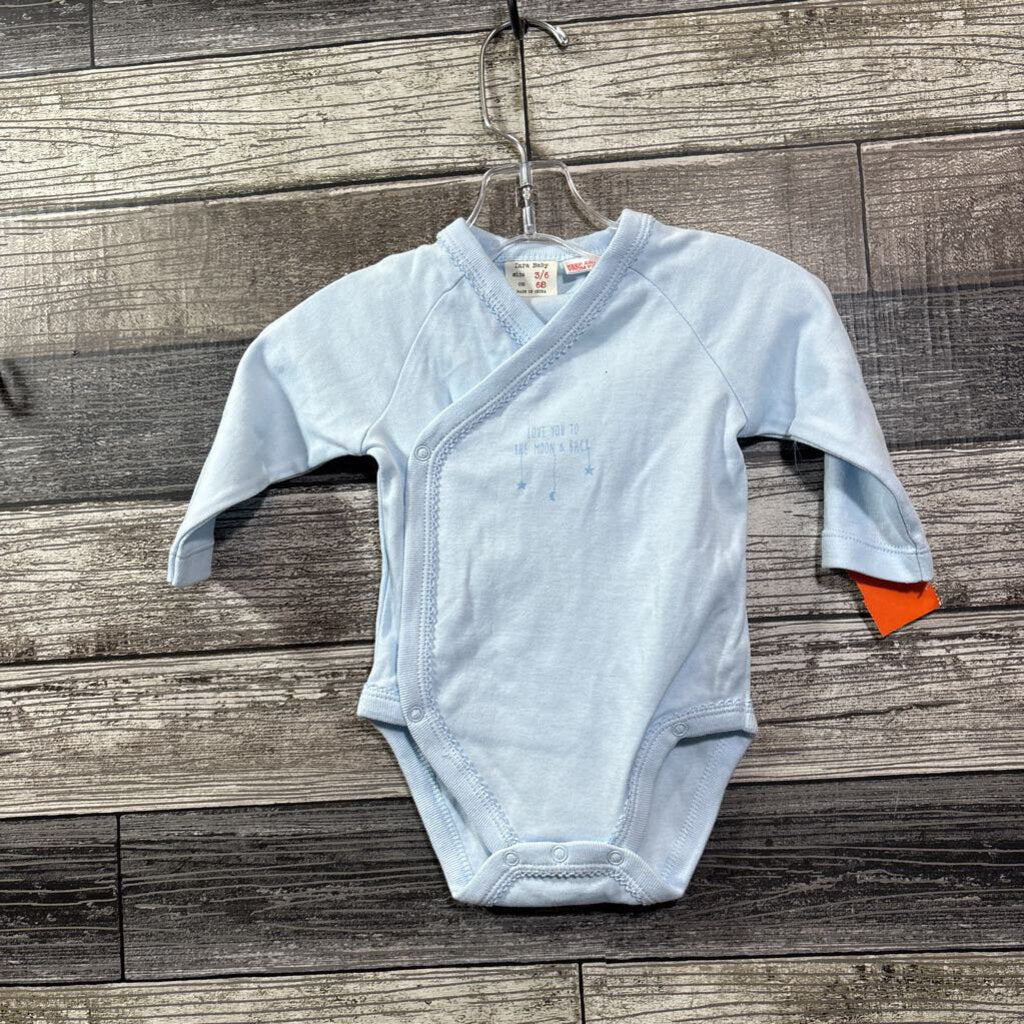 ZARA LS COTTON BODYSUIT 3-6 MO