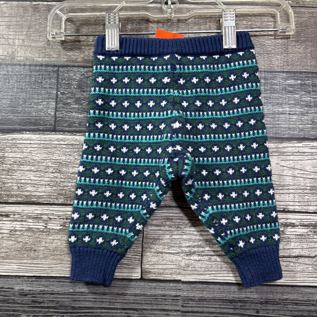 JANIE & JACK SWEATER PANTS 3-6 MO