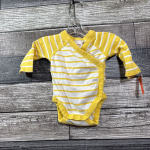 HANNA ORGANIC LS SIDE SNAP BODYSUIT NEWBORN