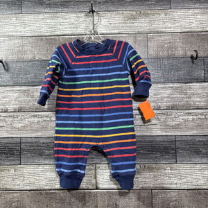 PRIMARY LS COTTON ROMPER 3-6 MO