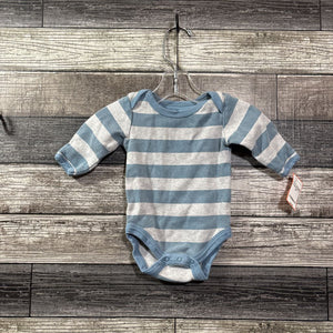 PACT ORGANIC LS BODYSUIT 0-3 MO