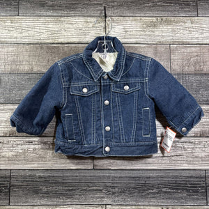 GAP SHERPA LINED DENIM JACKET 3-6 MO