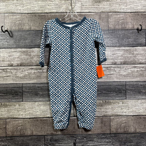 TEA LS COTTON COVERTIBLE ROMPER / SLEEP GOWN 3-6 MO