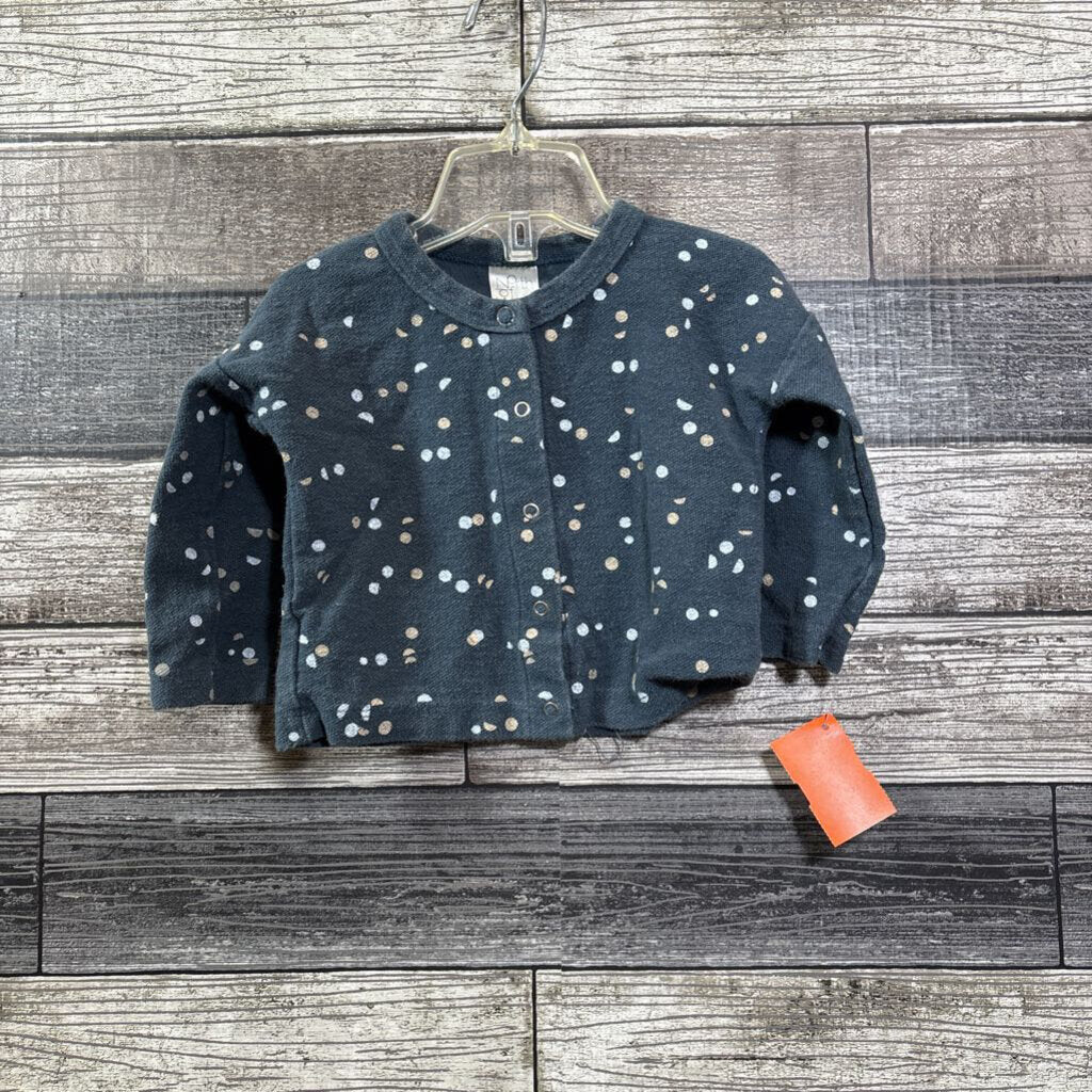 NORTH OF WEST SNAP PRINTED SHIRT 6-12 MO