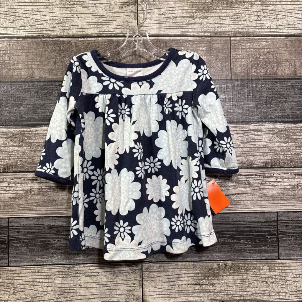 HANNA LS COTTON PRINTED DRESS 70 / 6-12 MO