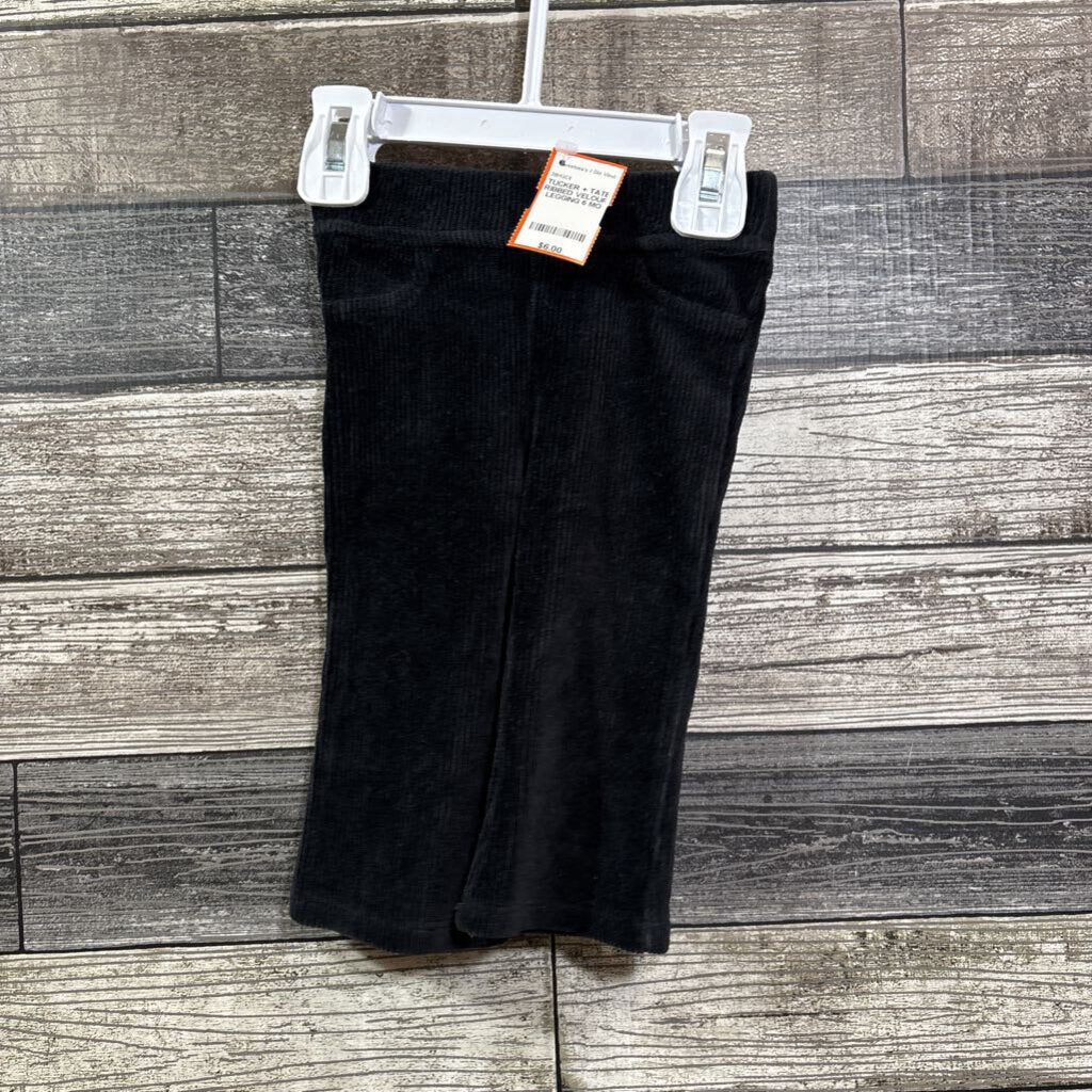 TUCKER + TATE RIBBED VELOUR LEGGING 6 MO