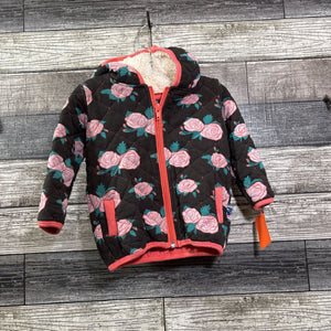 KICKEE PANTS BAMBOO HOODED FLORAL JACKET 6-12 MO