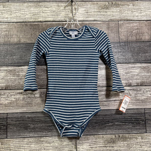 MAISON ME COTTON LS RIBBED BODYSUIT 12-18 MO