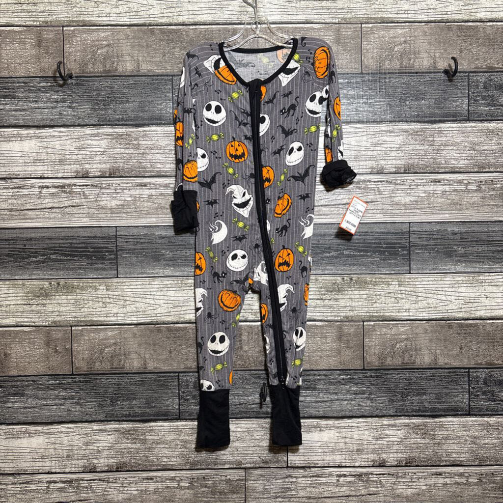 LITTLE SLEEPIES DISNEY BAMBOO FOOTIE ZIPPY 6-12 MO