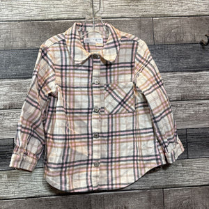 ZARA LS BUTTON DOWN FLANNEL SHIRT 4/5