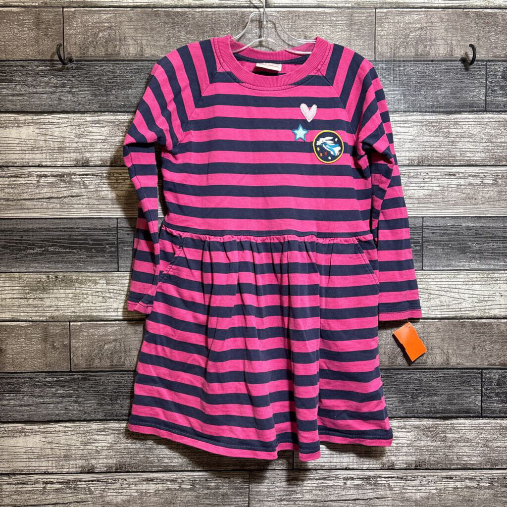 HANNA LS FRENCH TERRY DRESS 130 / 8