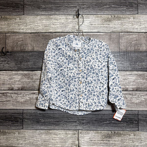 GINGERSNAPS BAN COLLAR BUTTON DOWN SHIRT 18 MO