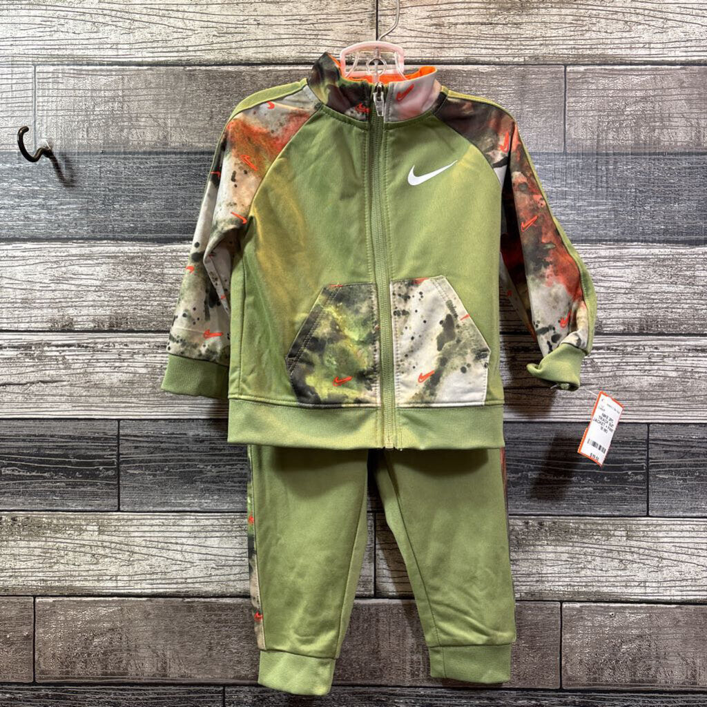 NIKE 2PC TRACK SUIT JACKET + PANTS 18 MO