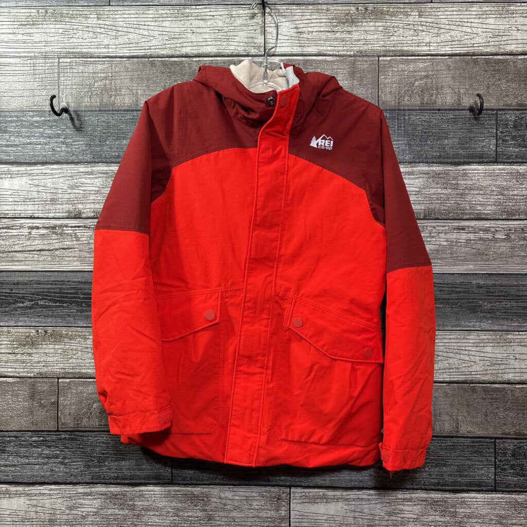 REI FLEECE LINED HOODED JACKET 8
