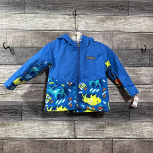 COLUMBIA MIXED MEDIA HOODED JACKET 12-18 MO