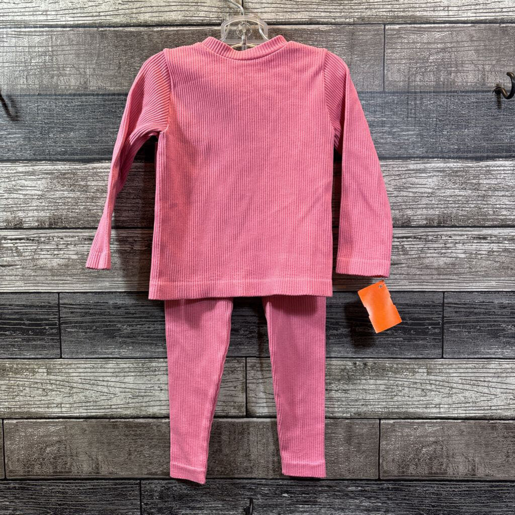 ZARA 2PC RIBBED LS SHIRT + LEGGING 12-24 MO