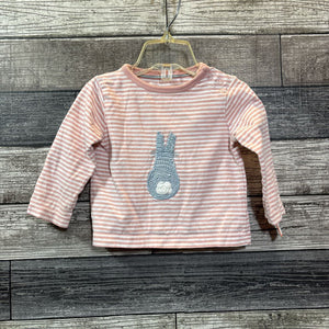 MINI BODEN LS APPLIQUE T-SHIRT 3-6 MO