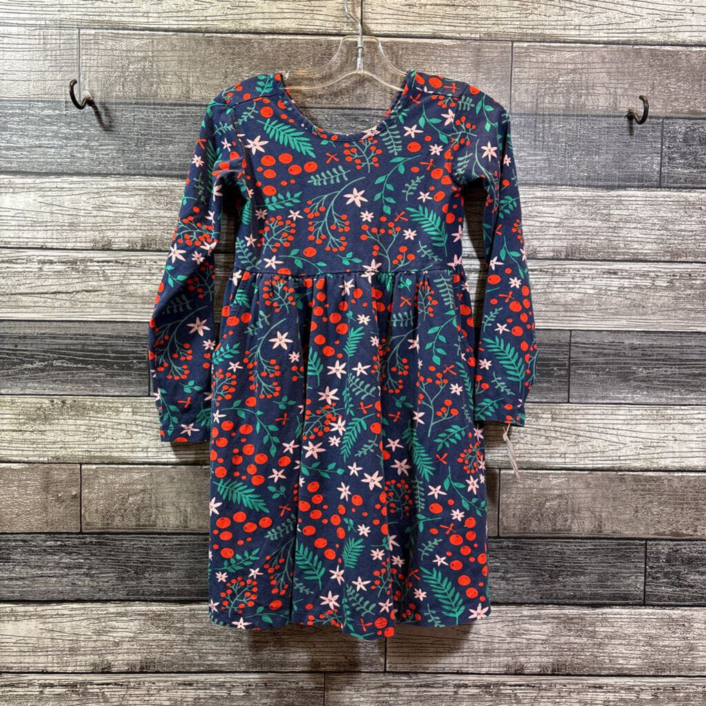HANNA LS FLORAL SKATER DRESS WITH POCKETS 120 / 6-7