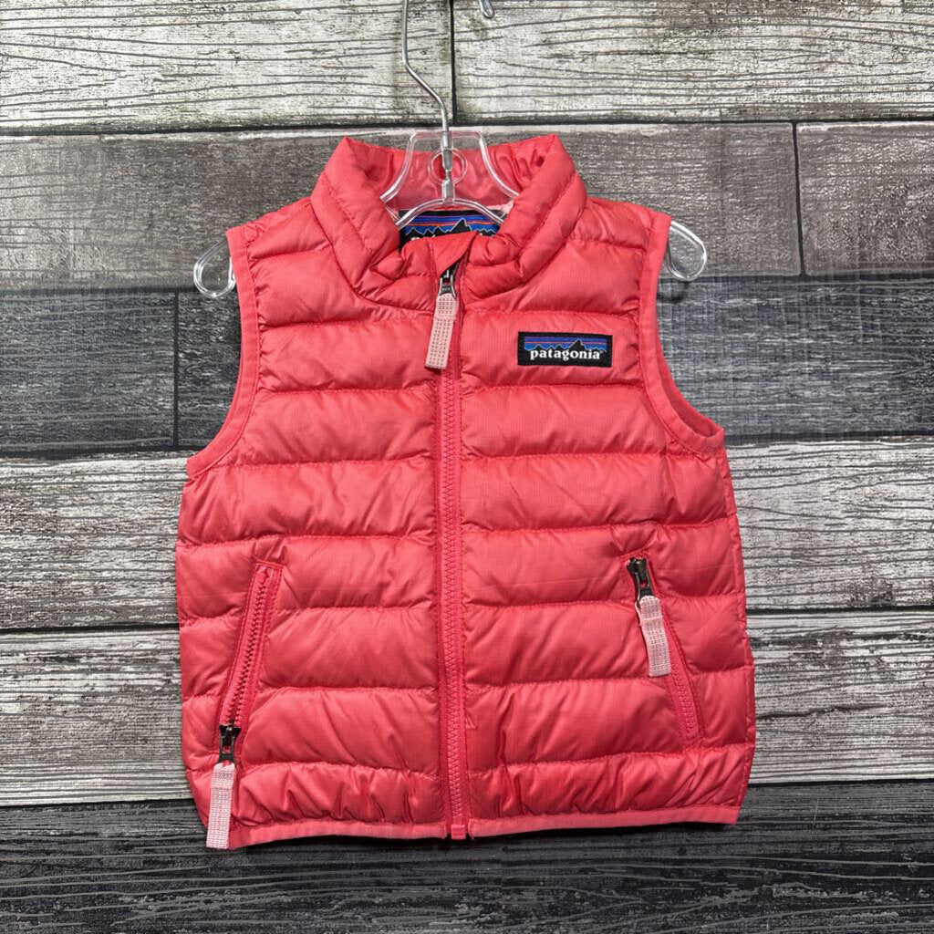 PATAGONIA DOWN SWEATER VEST 3-6 MO