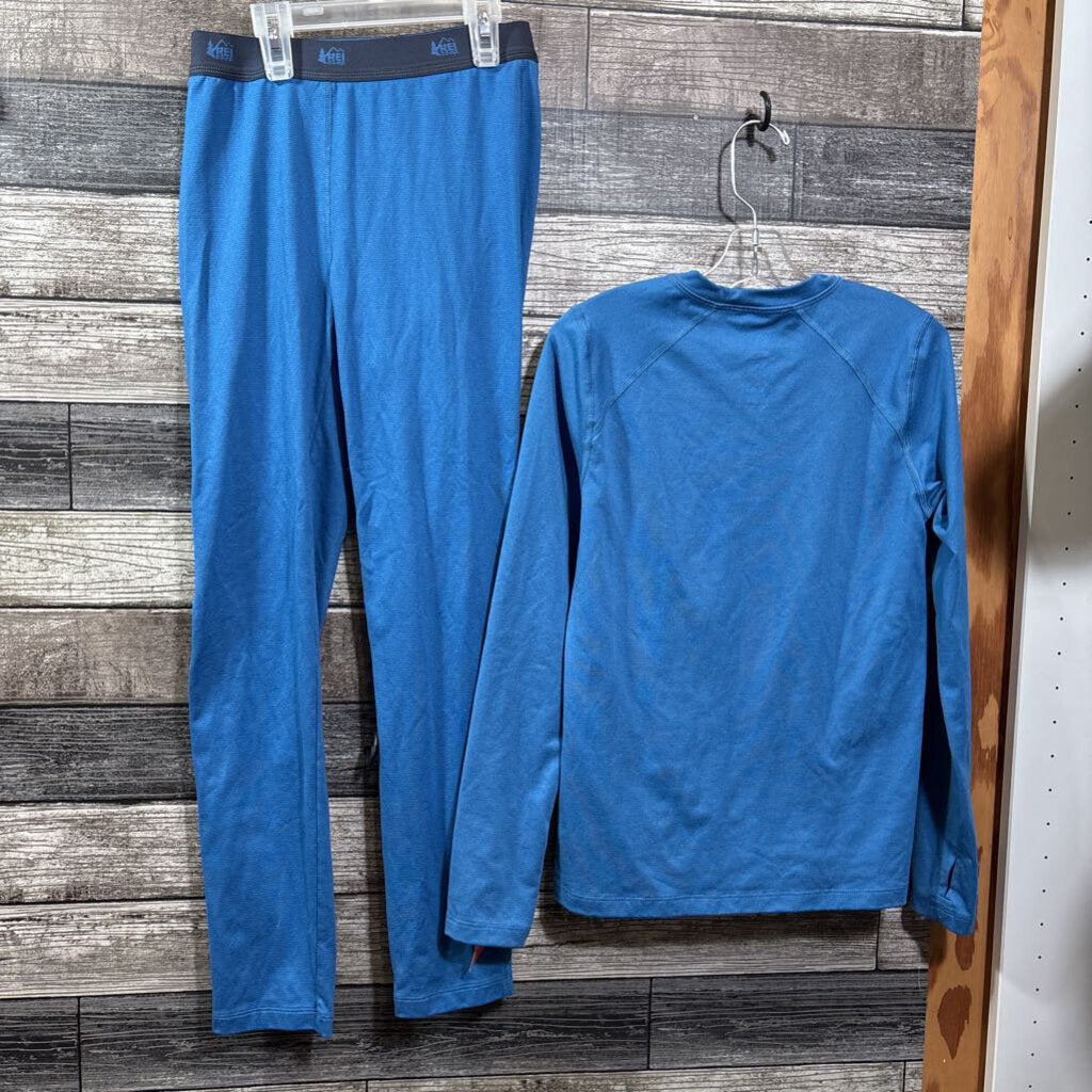REI 2PC BASELAYER LS SHIRT + PANTS 10/12