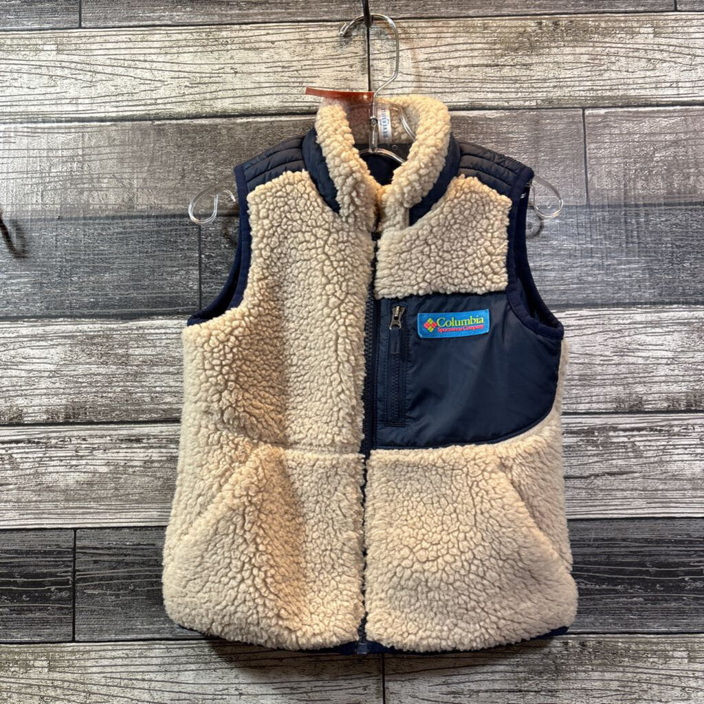 COLUMBIA REVERSIBLE SHERPA NYLON VEST 4