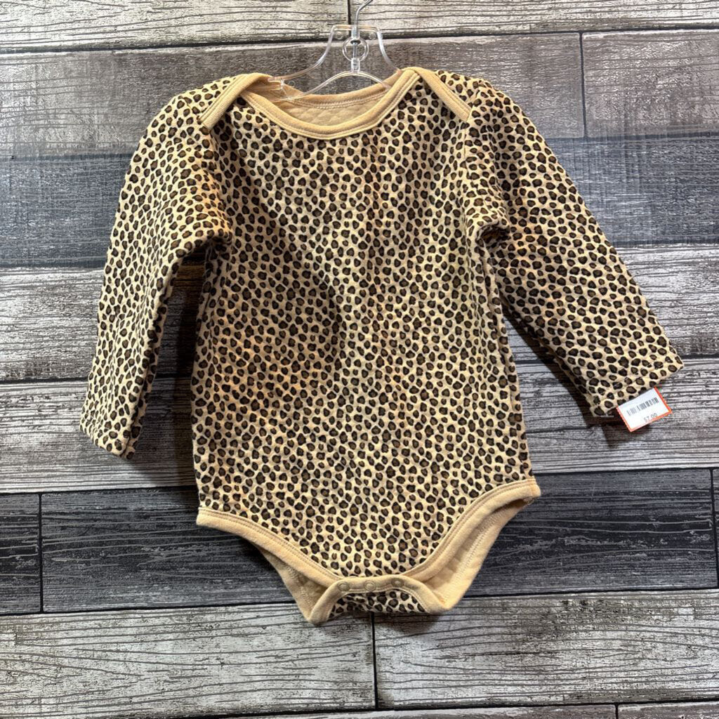 H&B HEAVY COTTON ANIMAL PRINT BODYSUIT 18 MO
