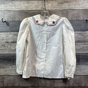 HARTSTRINGS EMBROIDERED COLLAR BUTTON DOWN SHIRT 6