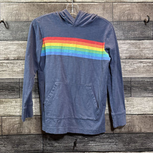 PRIMARY HOODED LS STRIPED SHIRT 6/7