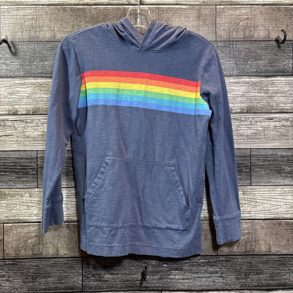 PRIMARY HOODED LS STRIPED SHIRT 6/7