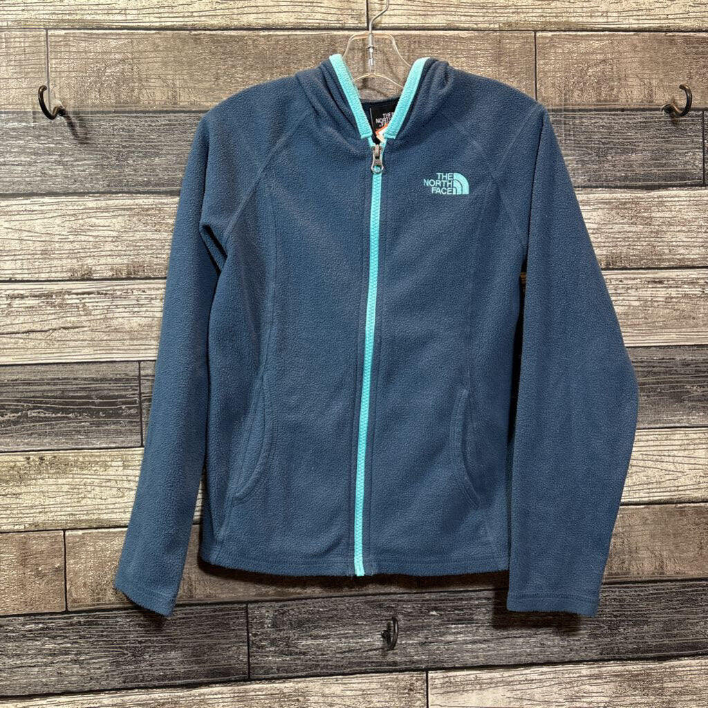 NORTH FACE HOODED FLEECE JACKET 7/8