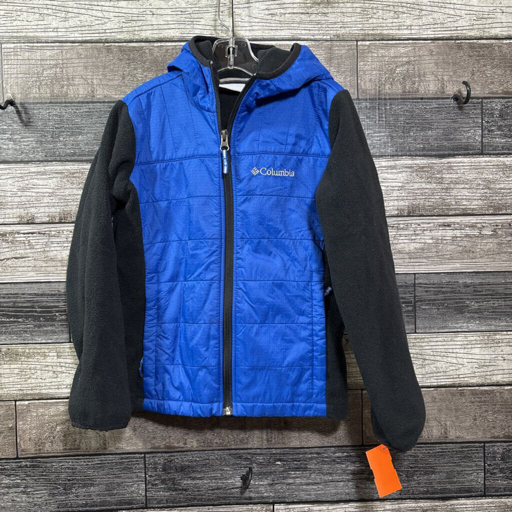 COLUMBIA HOODED MIXED MEDIA JACKET 7