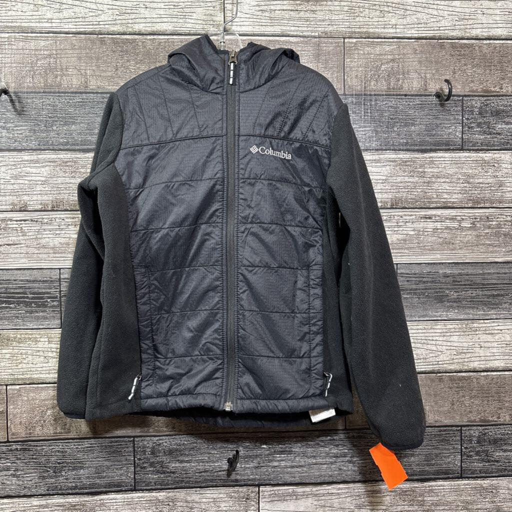COLUMBIA HOODED MIXED MEDIA JACKET 8