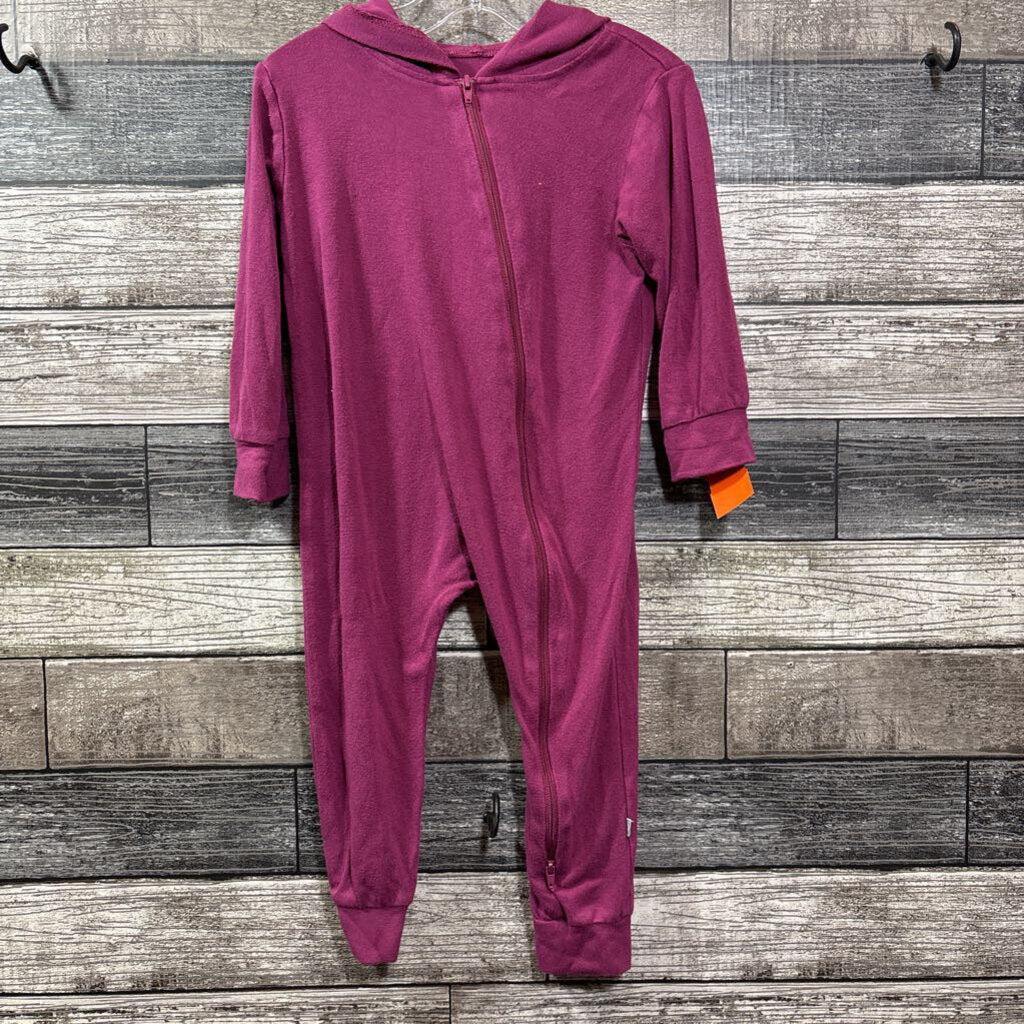 KICKEE PANTS HOODED BAMBOO ROMPER 2