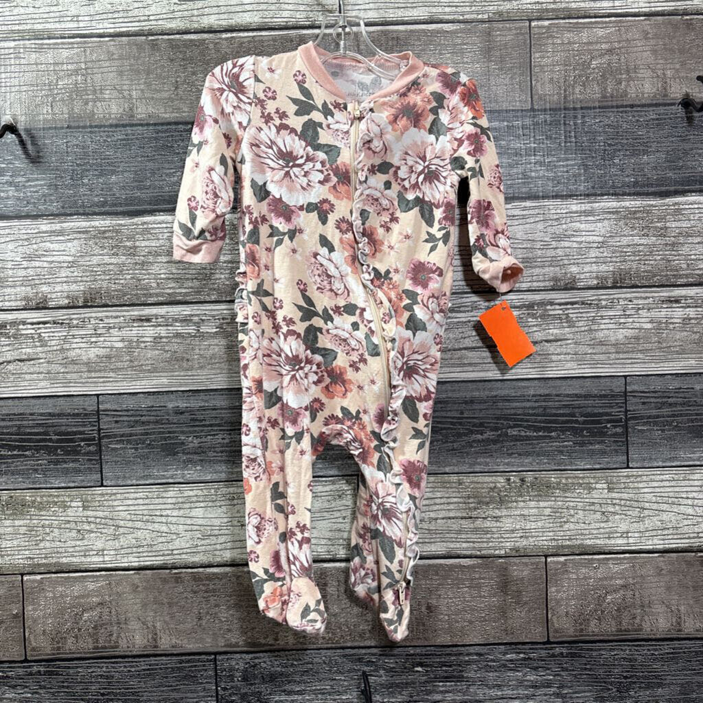 MILKBERRY BAMBOO FOOTIE PJ 3-6 MO